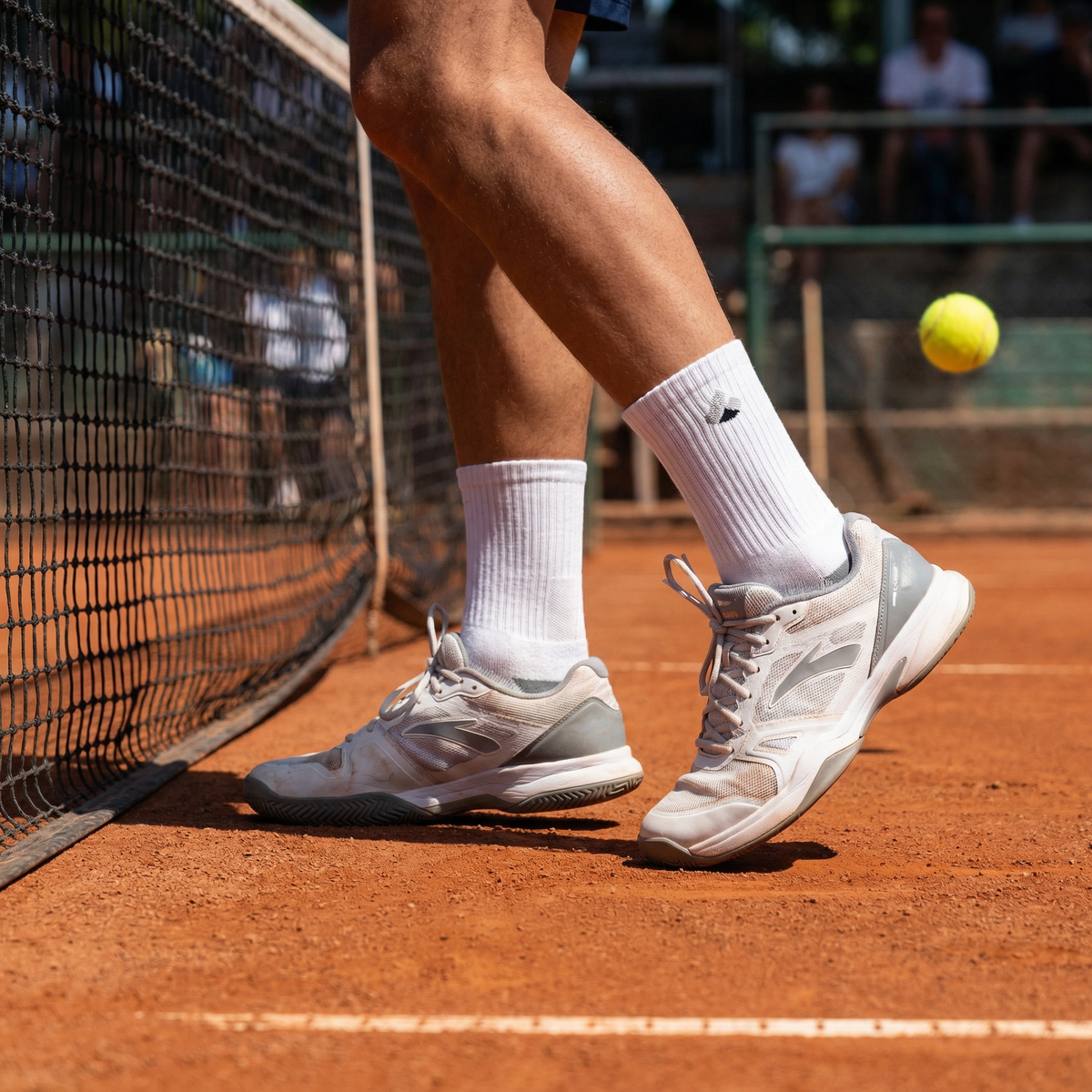 Tennis Socks Crew White/Grey