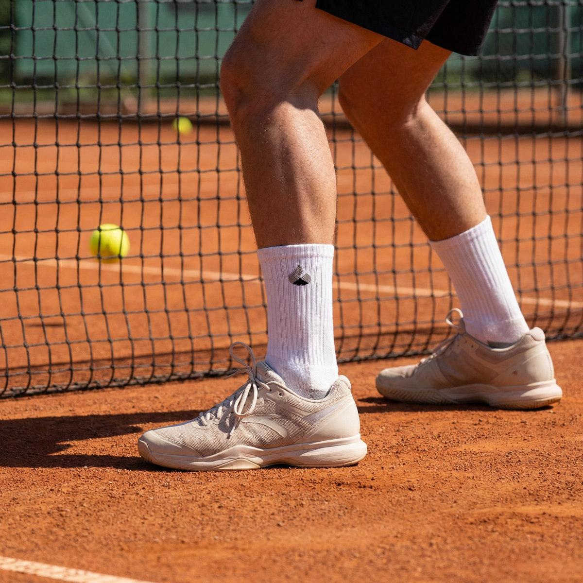 Tennis Socks Crew White/Grey