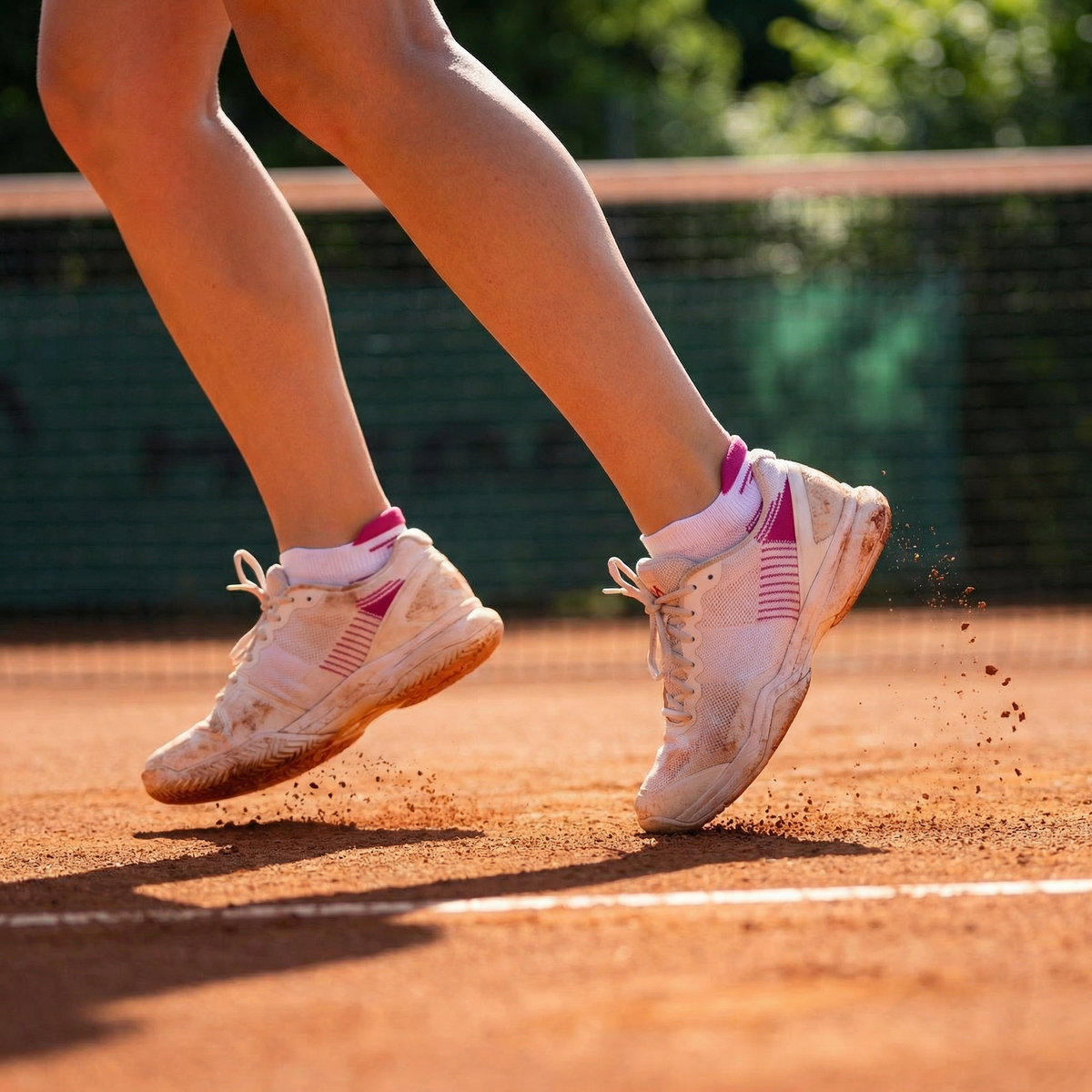 Tennis Socks Low Cut Lite White/Pink